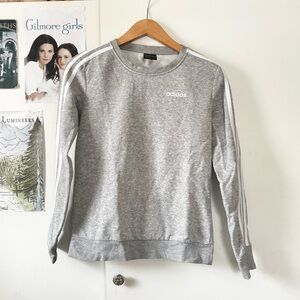 Adidas Heather Gray Crewneck Sweatshirt